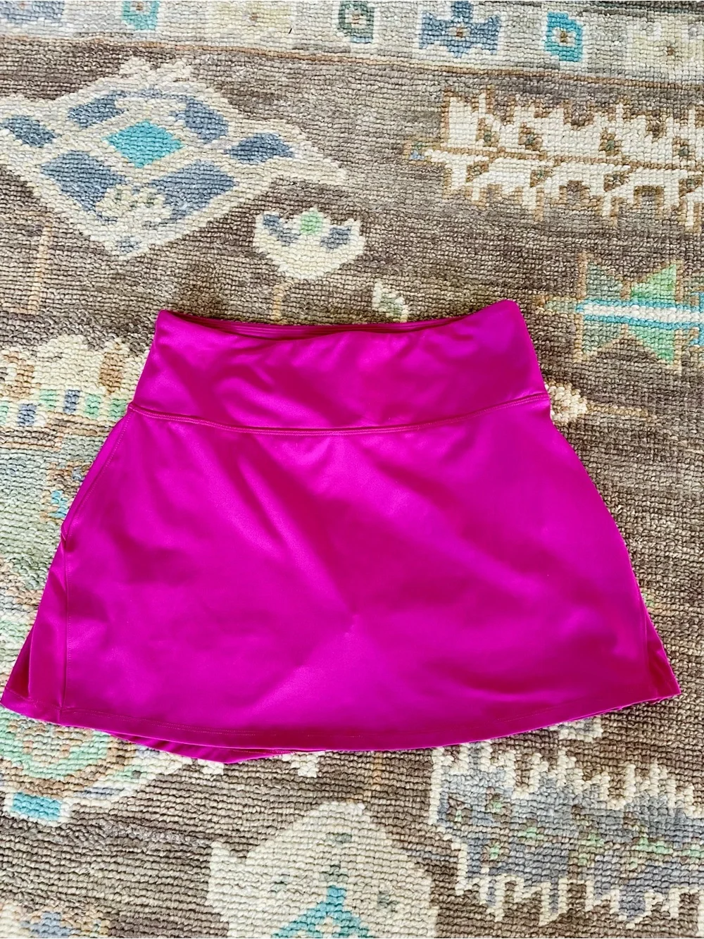 Pair of Women’s Active Skort - Bright Blue and Magenta